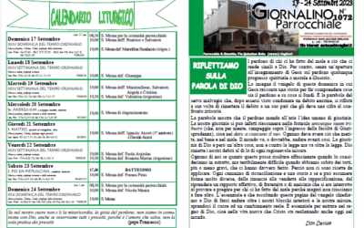 Giornalino parrocchiale 22-29 Ottobre 2023